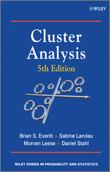 Cluster Analysis -  Brian S. Everitt,  Sabine Landau,  Morven Leese,  Daniel Stahl