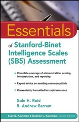 Essentials of Stanford-Binet Intelligence Scales (SB5) Assessment - Gale H. Roid, R. Andrew Barram