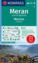 KOMPASS Wanderkarte 53 Meran und Umgebung /Merano e dintorni 1:50.000 - 