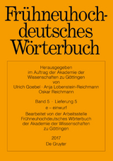 Frühneuhochdeutsches Wörterbuch / e – einwurf - 