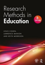 Research Methods in Education - Cohen, Louis; Manion, Lawrence; Morrison, Keith