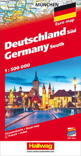 Deutschland Süd Strassenkarte 1:500 000 - 