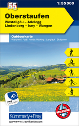 Oberstaufen Nr. 55 Outdoorkarte Deutschland 1:35 000