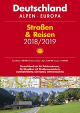Shell Straßen & Reisen 2018/19 Deutschland 1:300.000, Alpen, Europa - 