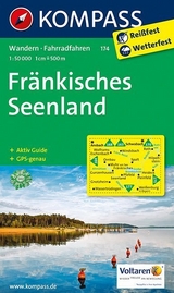 KOMPASS Wanderkarte Fränkisches Seenland - 