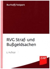 RVG Straf- und Bußgeldsachen - Burhoff, Detlef; Volpert, Joachim