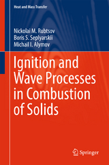 Ignition and Wave Processes in Combustion of Solids - Nickolai M. Rubtsov, Boris S. Seplyarskii, Michail I. Alymov