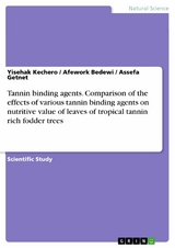 Tannin binding agents. Comparison of the effects of various tannin binding agents on nutritive value of leaves of tropical tannin rich fodder trees - Yisehak Kechero, Afework Bedewi, Assefa Getnet