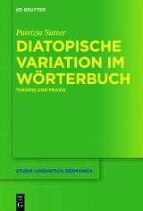 Diatopische Variation im Wörterbuch -  Patrizia Sutter