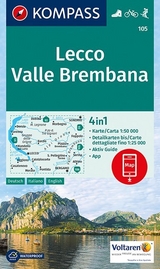 KOMPASS Wanderkarte Lecco, Valle Brembana - 