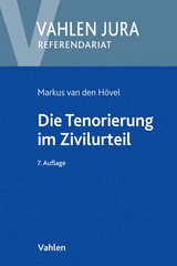 Die Tenorierung im Zivilurteil - Markus Hövel