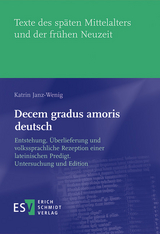 Decem gradus amoris deutsch - Katrin Janz-Wenig