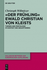 'Der Frühling' Ewald Christian von Kleists -  Christoph Willmitzer