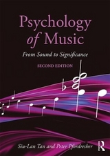 Psychology of Music - Tan, Siu-Lan; Pfordresher, Peter; Harré, Rom