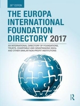 The Europa International Foundation Directory 2017 - Publications, Europa