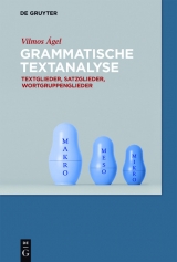 Grammatische Textanalyse -  Vilmos Ágel