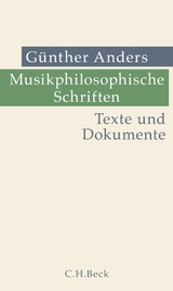 Musikphilosophische Schriften - Günther Anders