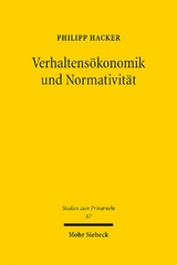 Verhaltensökonomik und Normativität - Philipp Hacker