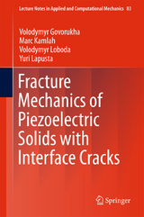 Fracture Mechanics of Piezoelectric Solids with Interface Cracks - Volodymyr Govorukha, Marc Kamlah, Volodymyr Loboda, Yuri Lapusta
