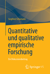 Quantitative und qualitative empirische Forschung - Siegfried Schumann