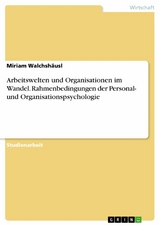 Arbeitswelten und Organisationen im Wandel. Rahmenbedingungen der Personal- und Organisationspsychologie -  Miriam Walchshäusl