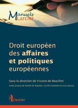 Droit européen des affaires et politiques européennes - 