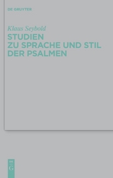 Studien zu Sprache und Stil der Psalmen -  Klaus Seybold
