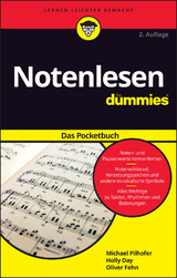 Notenlesen für Dummies Pocketbuch - Michael Pilhofer, Holly Day, Oliver Fehn