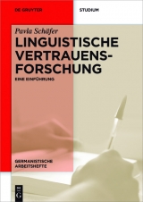 Linguistische Vertrauensforschung -  Pavla Schäfer