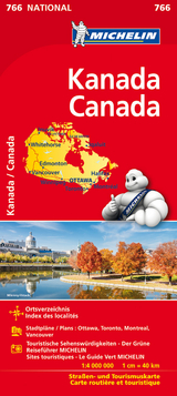 Michelin Karte Kanada. Canada