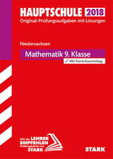 Original-Prüfungen Hauptschule - Mathematik 9. Klasse - Niedersachsen - 