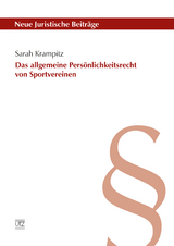 Das allgemeine Persönlichkeitsrecht von Sportvereinen - Sarah Krampitz