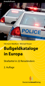 Bußgeldkataloge in Europa - Neidhart, Hermann; Nissen, Michael