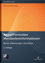 AnwaltFormulare Mandanteninformationen - Michael Sattler