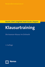 Klausurtraining - Walter Boeckh, Andreas Gietl, Alexander M.H. Längsfeld, Ursula Raab-Gaudin, Klaus Rappert