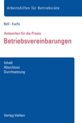 Betriebsvereinbarungen - Regina Bell, Christiane Fuchs