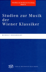 Studien zur Musik der Wiener Klassiker - Rudolf Bockholdt