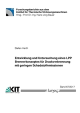 Entwicklung und Untersuchung eines LPP Brennerkonzeptes für Druckverbrennung mit geringen Schadstoffemissionen - Stefan Harth