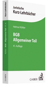 BGB Allgemeiner Teil - Helmut Köhler, Heinrich Lange