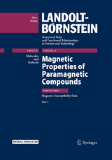 Magnetic Properties of Paramagnetic Compounds - R.T. Pardasani, Pushpa Pardasani