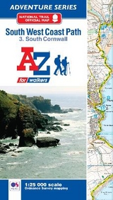 SW Coast Path South Cornwall Adventure Atlas - 