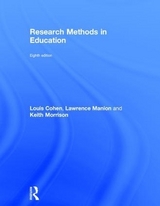 Research Methods in Education - Cohen, Louis; Manion, Lawrence; Morrison, Keith