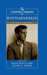 The Cambridge Companion to Wittgenstein - Sluga, Hans; Stern, David G.
