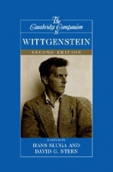 The Cambridge Companion to Wittgenstein - Sluga, Hans; Stern, David G.