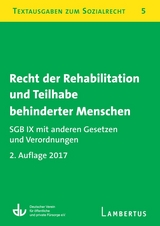 Recht der Rehabilitation und Teilhabe behinderter Menschen - 