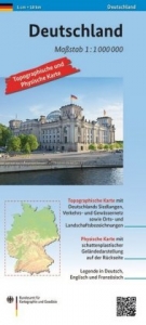 Deutschland 1: 1 000 000 -  BKG - Bundesamt für Kartographie und Geodäsie
