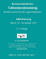 Bundeseinheitlicher Tatbestandskatalog KBA-Langfassung, gebunden - V.P.A. GmbH