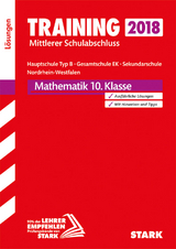 Lösungen zu Training Mittlerer Schulab- schluss - Mathe 10. Kl.- Hauptschule EK/ Gesamtschule EK/Sekundarschule - NRW - 