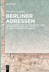 Berliner Adressen - Hinrich C. Seeba