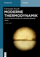 Christoph Strunk: Moderne Thermodynamik / Physikalische Systeme und ihre Beschreibung - Christoph Strunk